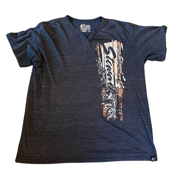 Tony Stewart NASCAR Vintage T Shirt by Chase Authentics. Gray. Men's Size 2X - Picture 1 of 7